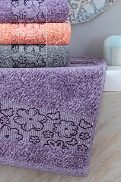 Comfort Home Lily Набір з 6 бавовняних рушників для рук та обличчя - 30x50 см