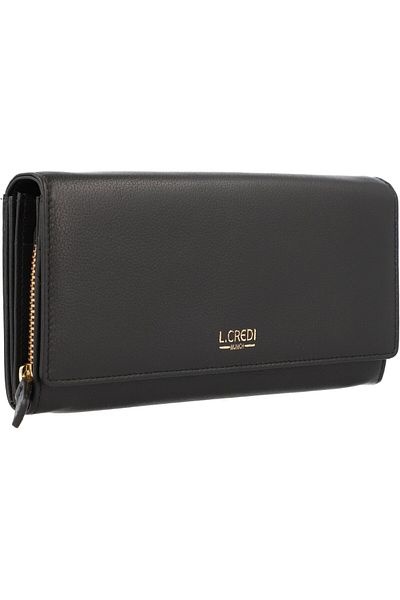 L.CREDI Evelyn wallet leather 20 cm