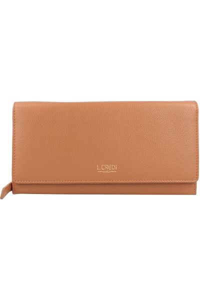 L.CREDI Evelyn wallet leather 20 cm