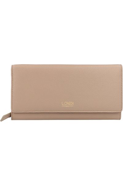 L.CREDI Evelyn wallet leather 20 cm
