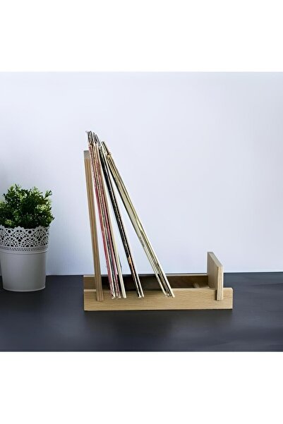 bk&tk design Ahşap Plak Standı - Ahşap Plaklık