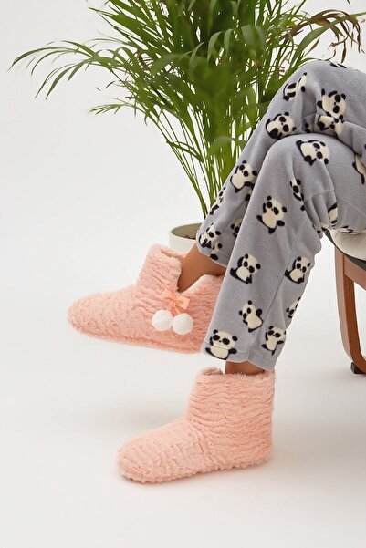 Moda Devrin Жіночі домашні капці з хутром всередині, ефект шиншила, домашні к...