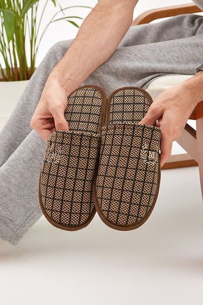 Moda Devrin Brown M Home Παντόφλες Χειμερινές Παντόφλες Guest Slippers