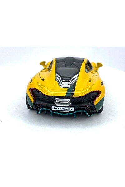 Kinsmart Mclaren P1 (modifiyeli) - Çek Bırak 5inch. Lisanslı Model Araba, Oyuncak Araba 1:36