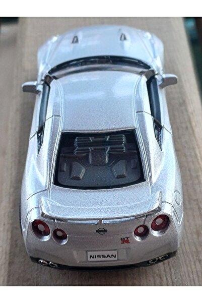 Kinsmart Çek Bırak Araba 2009 Nissan Gt-R R35-1:36 Gri