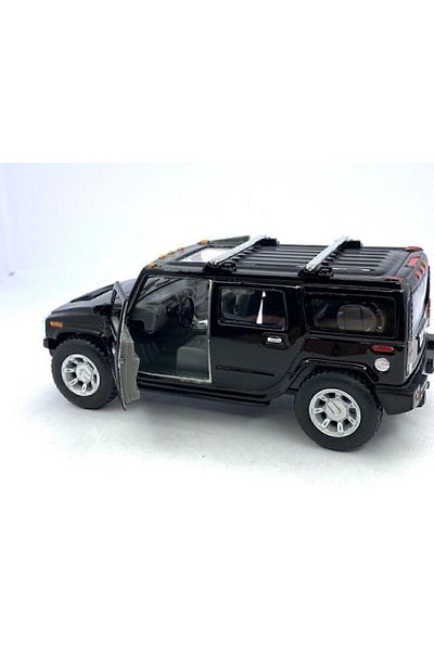 Kinsmart 2008 هامر H2 Suv - سحب قطرة 5 بوصة. سيارة موديل مرخصة، لعبة سيارة 1:40