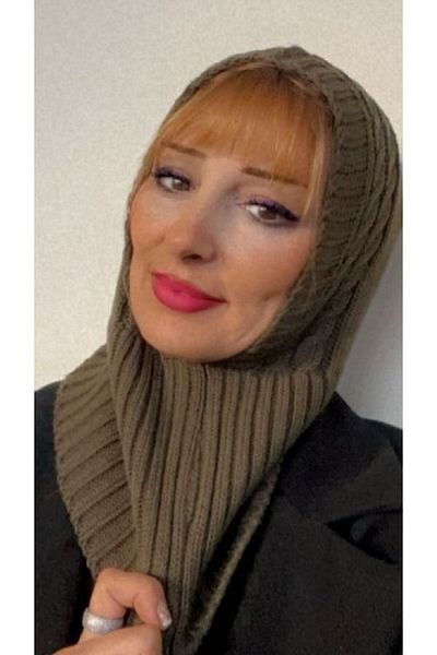SpecialScarf Hijab Fashion Knitwear BALAKLAVA BEANIE SHAL HEADSHELL KHAKI COLOR