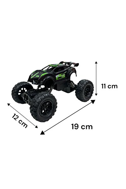 Hepsilazım Uzaktan Kumandalı Bluetooth Telefon Kontrollü Jeep Araba Drift Şarjlı Rock Crawler 19 cm Off-Road