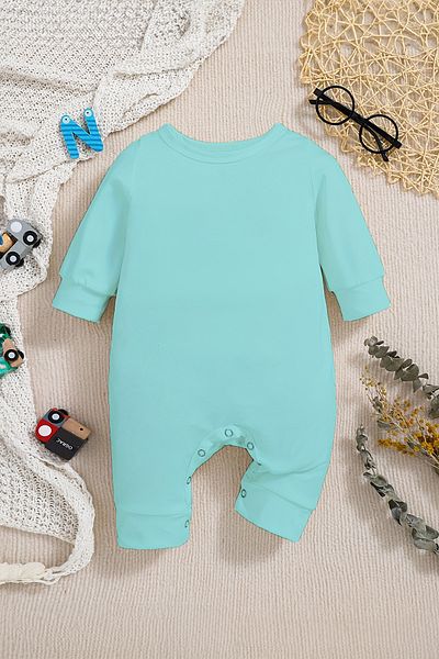 ADABEBEK New Season Baby Jumpsuit with Racing Time Print - 22219 with Snaps from the Bottom