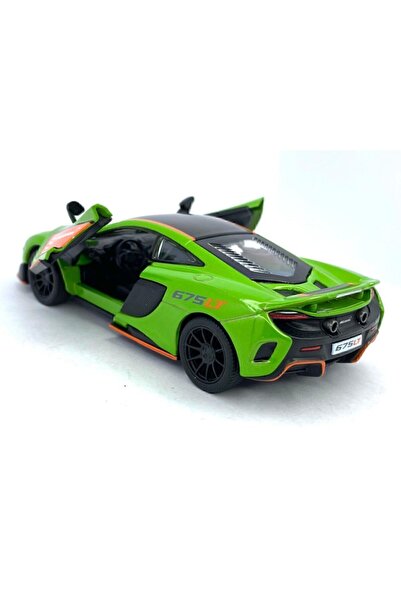 Kinsmart Mclaren 675lt (modifiyeli) - Çek Bırak 5inch. Lisanslı Model Araba, Oyuncak Araba 1:36