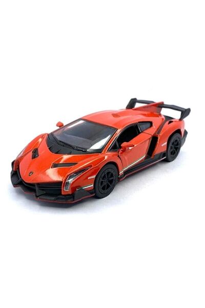 Hepsilazım Diecast Metal (DEMİR) Oyuncak Araba Lamborghini Veneno Çek Bırak O...