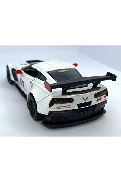 Kinsmart 2016 Corvette C7.r Çek Bırak 5inch. Lisanslı Model Araba , Oyuncak Araba 1:36