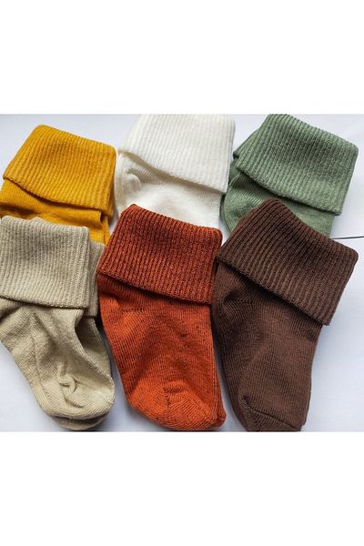 ÖZKARDEŞLER BABY Baby Curly Socks 6pcs