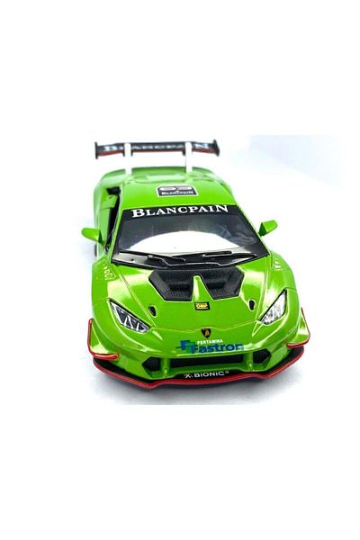 Kinsmart لامبورغيني هوراكان Lp620 - 2 سوبر تروفيو سحب قطرة 5 بوصة. سيارة موديل مرخصة، لعبة سيارة 1:36