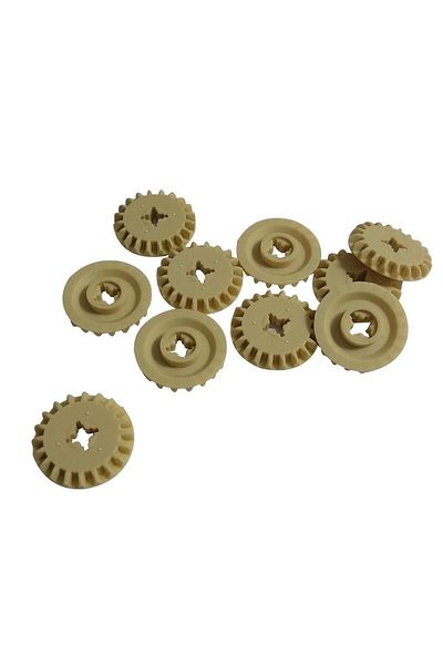 LEGO Technic Custom Moc Gear 20 Tooth 20S Thin Grip Gear Tan 2 Pieces Will Be Shipped