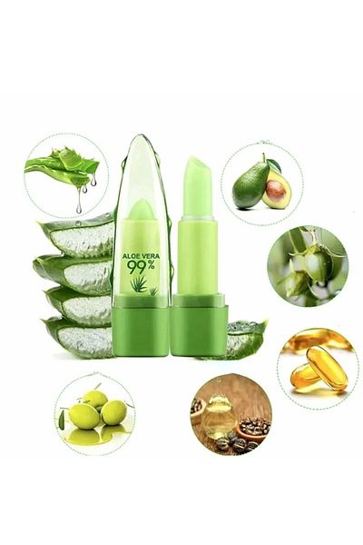 Loresse Aloe vera Extract - Lip Moisturizer and Color Changing Magic Lipstick