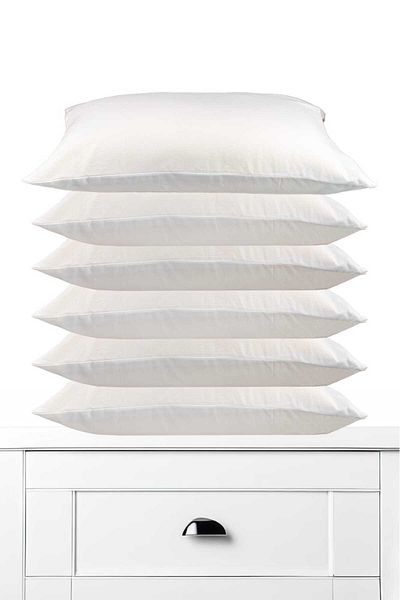 Textile sweet 6 Pieces of Inner Pillow Cases - Zippered and Multi-Purpose