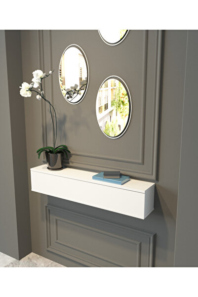 MOBİLYA GEZEGENİ MOBİLYA GEZEGENİ EYLÜL DRESUAR 90 CM BEYAZ