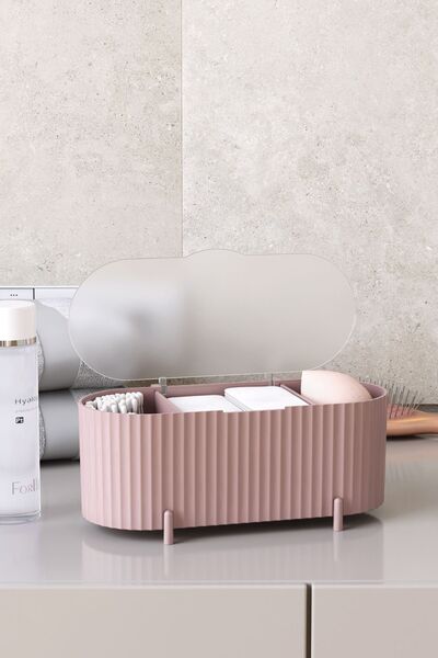 Pufwin Home Aura Cosmetice și Machiaj Organizator Cutie Bumbac 24 Cm