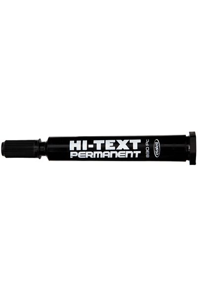 Hi-Text Black Marker Cut Point 830Pc - 12 Pieces