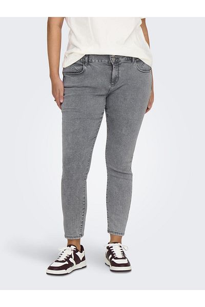 Only Carmakoma Flare Fit Kot Pantolon CARANNA Mittlere Taille Skinny Fit Kot Pantolon