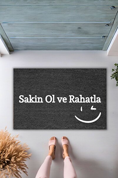 Dormot Home Mop confortabil imprimat digital negru - Mop pentru ușă