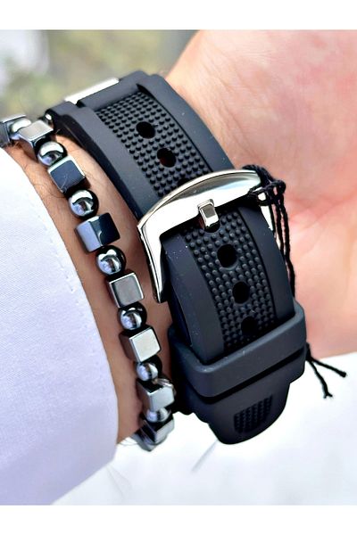 Ferrucci Men's Silicone Cord Wristwatch Fcf.11550Fs.03 - Function