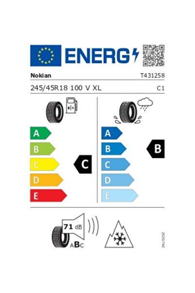 Nokian Tyres 245/45 R18 100v Xl Wr Snowproof P Kış Lastiği - ( Üretim Yılı: 2023 )