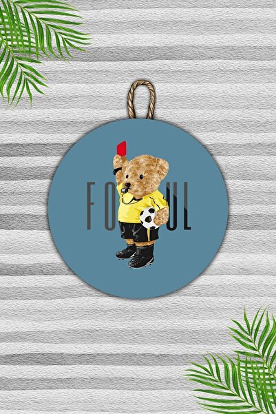 Dormot Home Ornament modern pentru ușă din lemn albastru - Ușă de perete în a...