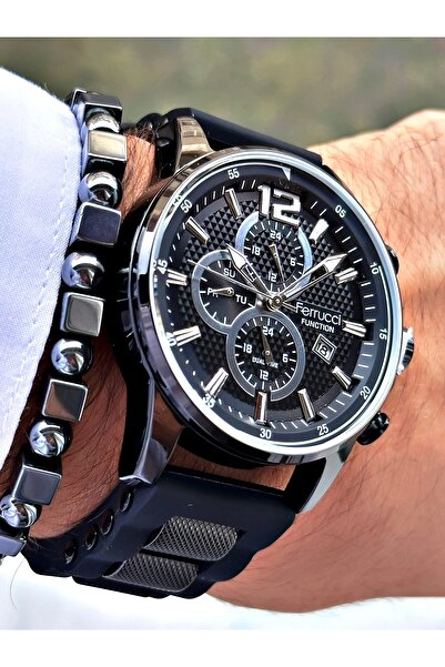 Ferrucci Function FCF.11550FS.01 Silikon Kordon Erkek Kol Saati