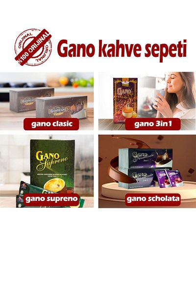 GanoExcel Gano Coffee Basket - Classic, 3in1 and Supreno Model |   Schokolade Colored 1 Piece