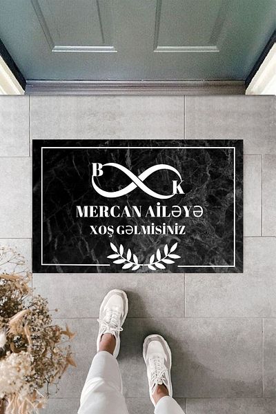 Dormot Home Modern Reqemsal Diameter - Individualized Design Mat - Azerbaijan Mat