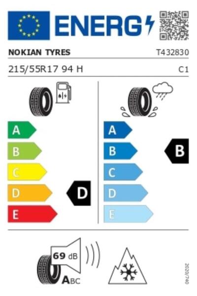 Nokian Tyres 215/55 R17 94h Snowproof 2 Kış Lastiği - ( Üretim Yılı: 2023 )