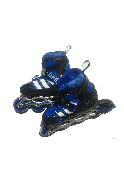 Pasifik Toys Blue Pacific Lighted Doubleable Skate 30-33