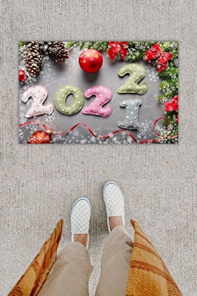 Dormot Home Ψηφιακή εκτύπωση Διακοσμητικό Πρωτοχρονιάτικο 2021-22 Πολύχρωμο Π...