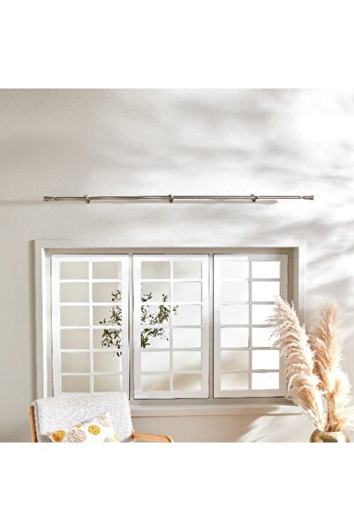 Home Box قضيب ستارة قابل للتمديد بقطر 19 مم ونهاية - 76-210 سم