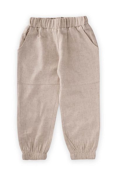 Cigit Sarh Leinenhose 2-6 Jahre Natur