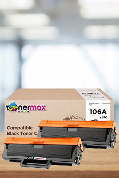 tonermax Hp 106A W1106A Muadil Toner - Çipli ( 2'li Paket )/ 107A / 107W / MF...