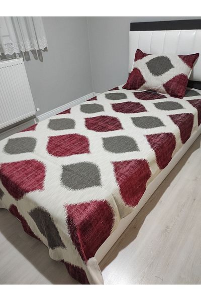 Evcimenhome 1 Piece Morocco Aunt Pillow Single Bed Cover Set with Pillowcase
