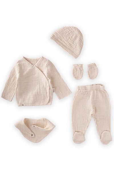 Cigit Organic Hospital Released Baby-Set 0–3 Monate, roh