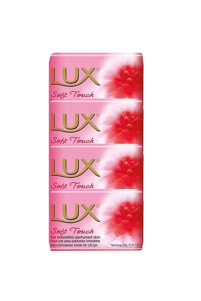 LUX 4 pcsLuxury Soap Pink 80 GrSoft Touch