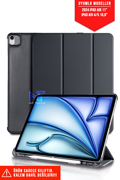 Nezih Case Ipad Air 11' 2024/25 Ve Air 4/5 10.9' 2020/22 Uyumlu Katlanabilir ...