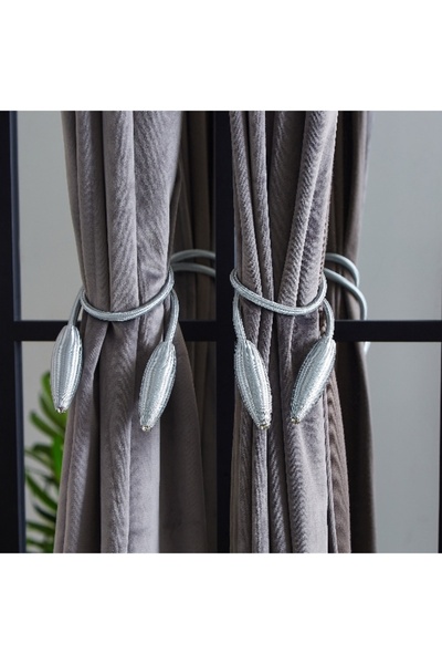 Home Box Dazzle Ava Curtain Tieback - Set of 2