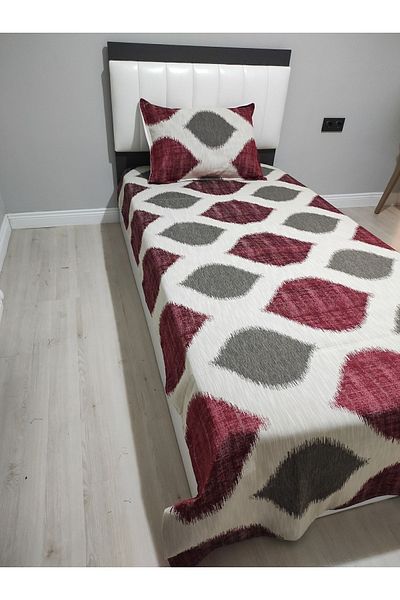 Evcimenhome 1 Piece Morocco Aunt Pillow Single Bed Cover Set with Pillowcase
