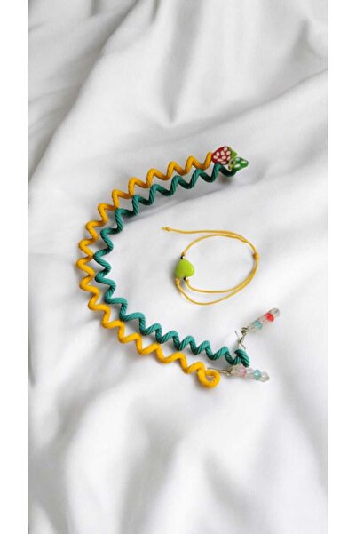 Nas Aksesuar قطعتان من مشبك شعر المعكرونة على شكل زنبرك حلزوني للأطفال - هدية...