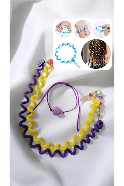 Nas Aksesuar 2 bucăți agrafe de păr în formă de spirală pentru copii - cu cad...