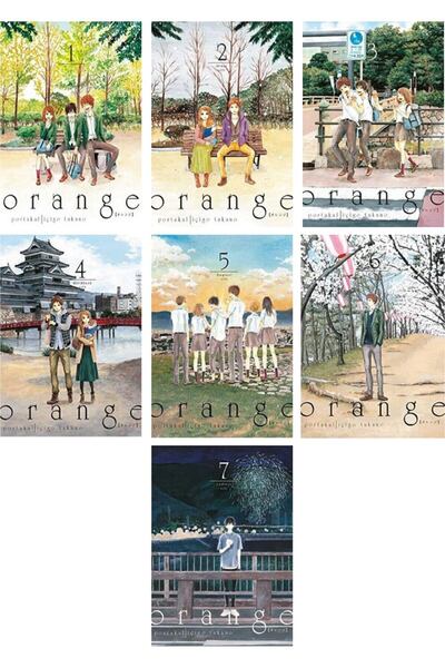 Komikşeyler Yayıncılık Orange - (1-2-3-4-5-6-7) - 7'li Manga Seti