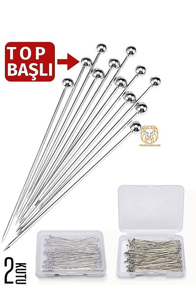 Transformacion Bulk Needle 2 Boxes 100 Pieces - Headed Ball Model 720782