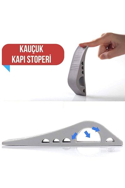 Transformacion Colico Gray Rubber Door Stopper717877