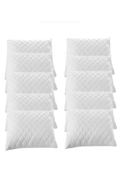 VentiSette 10 Bucuri Matlasata Fermoar Protectie Perna Saltea 50x70 cm